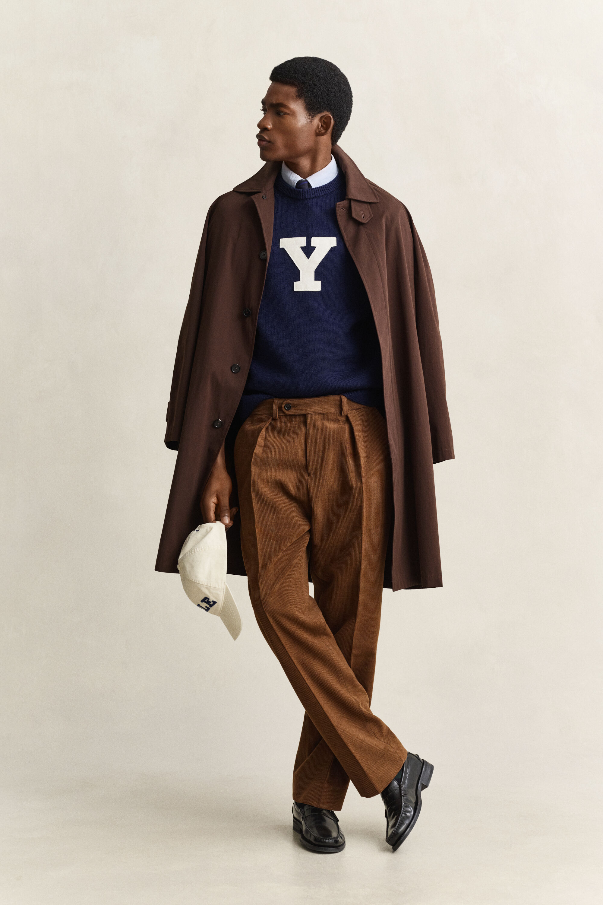 Camisola de malha em lã de merino Gant x Yale