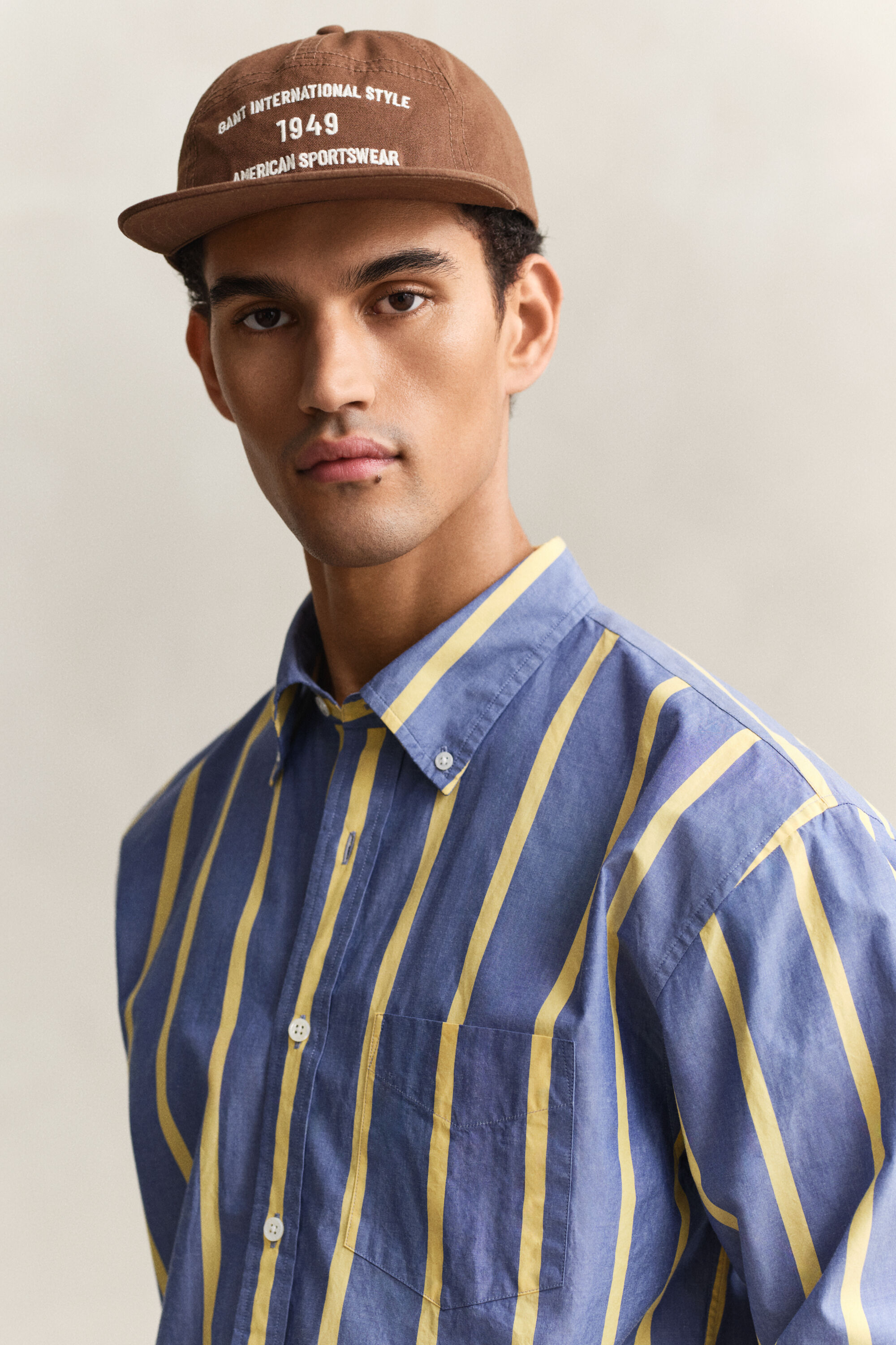 Camisa às riscas Heritage Poplin