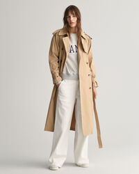 Sweatshirt com decote redondo Logo