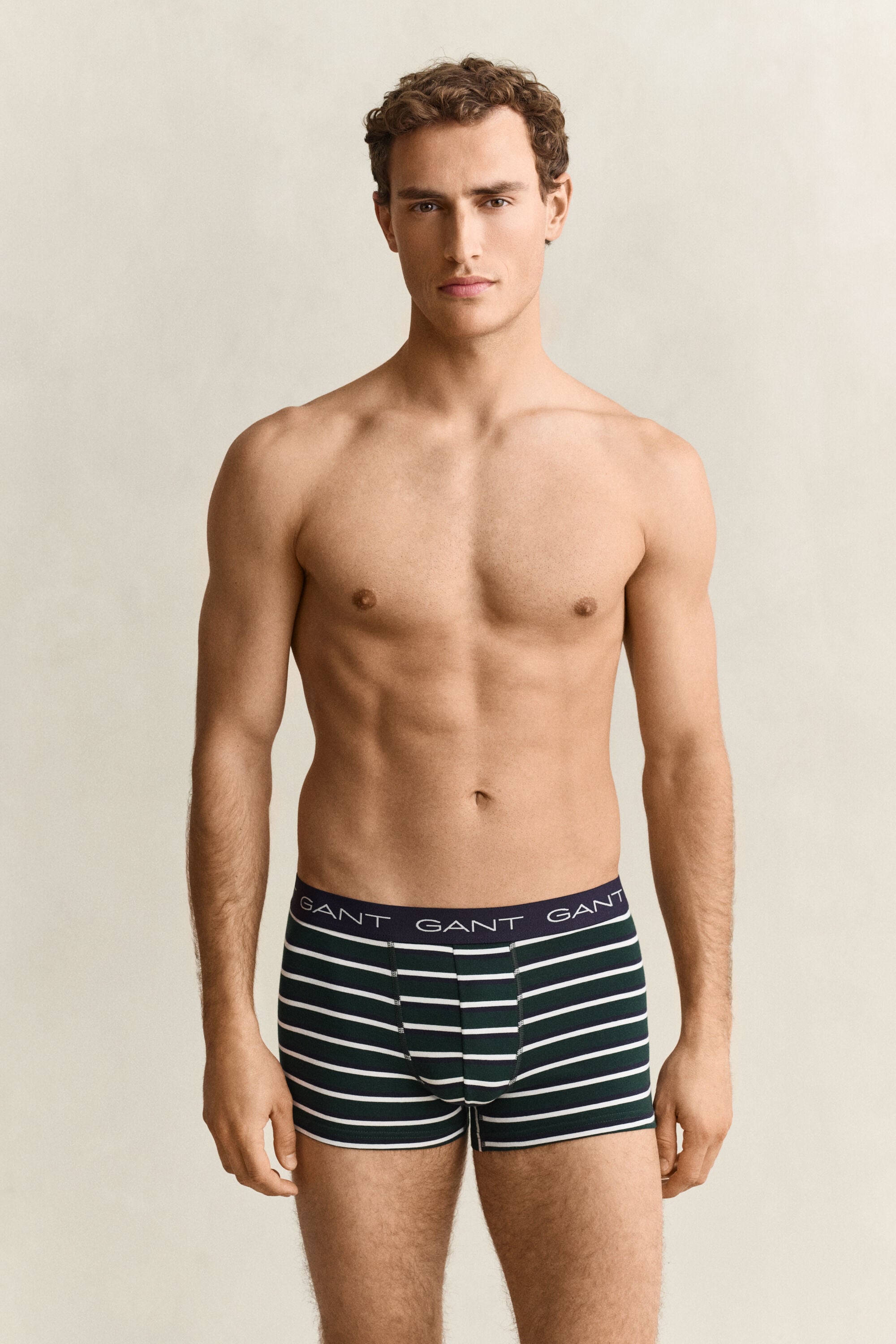 Pack de 3 pares de boxers às riscas