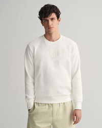 Sweatshirt com decote redondo Tonal Shield