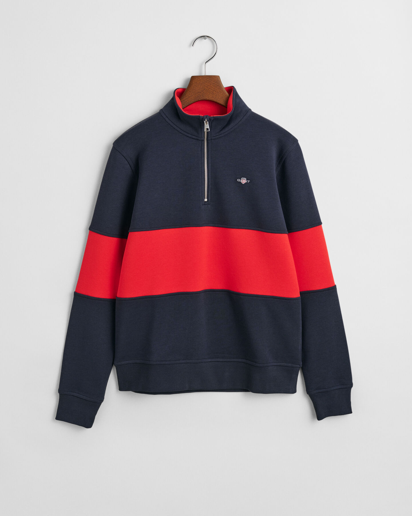 Sweatshirt com meio fecho e bloco de cor Shield Teens