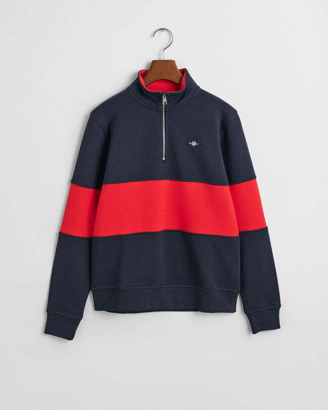 Sweatshirt com meio fecho e bloco de cor Shield Teens