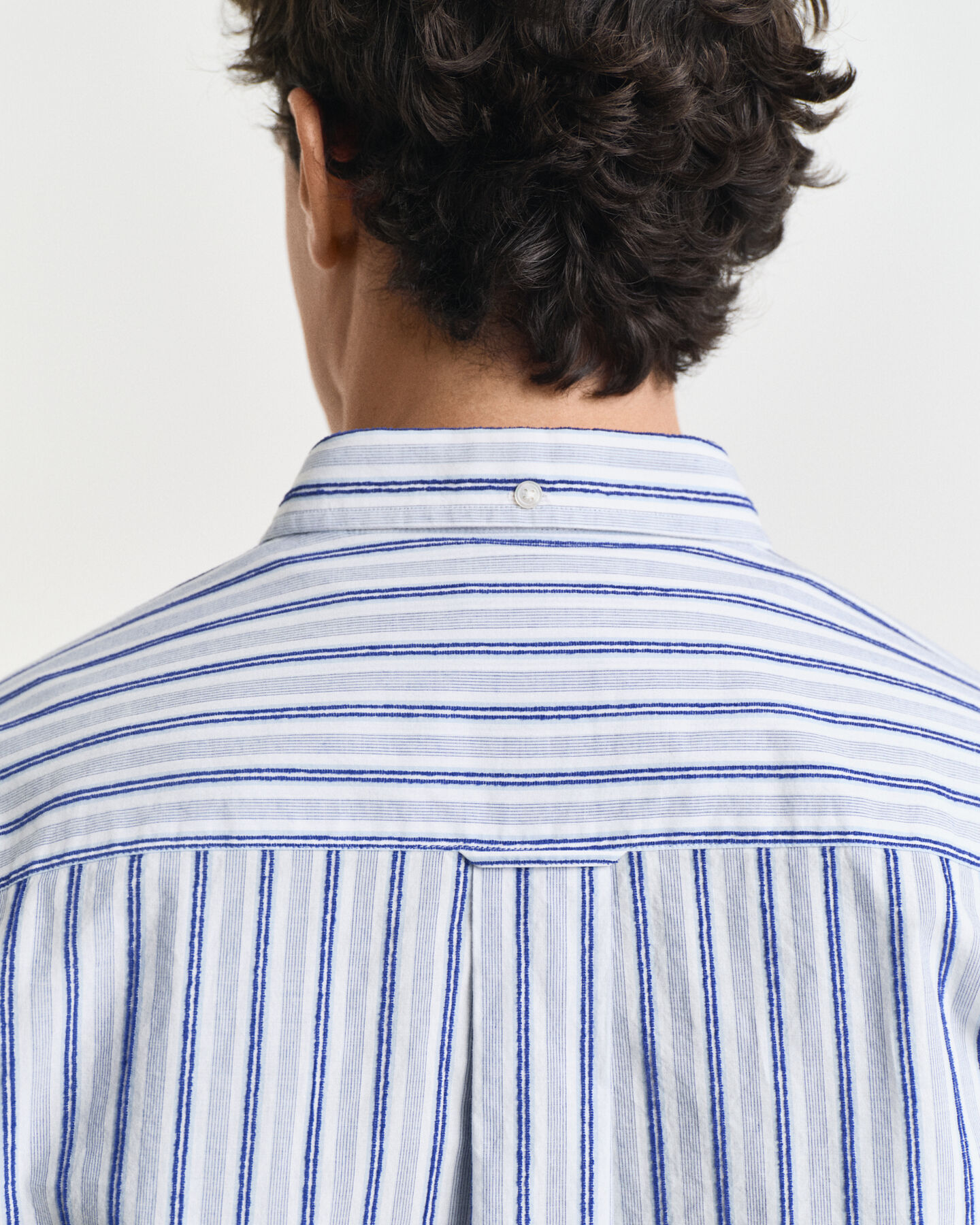 Camisa às riscas Textured relaxed fit