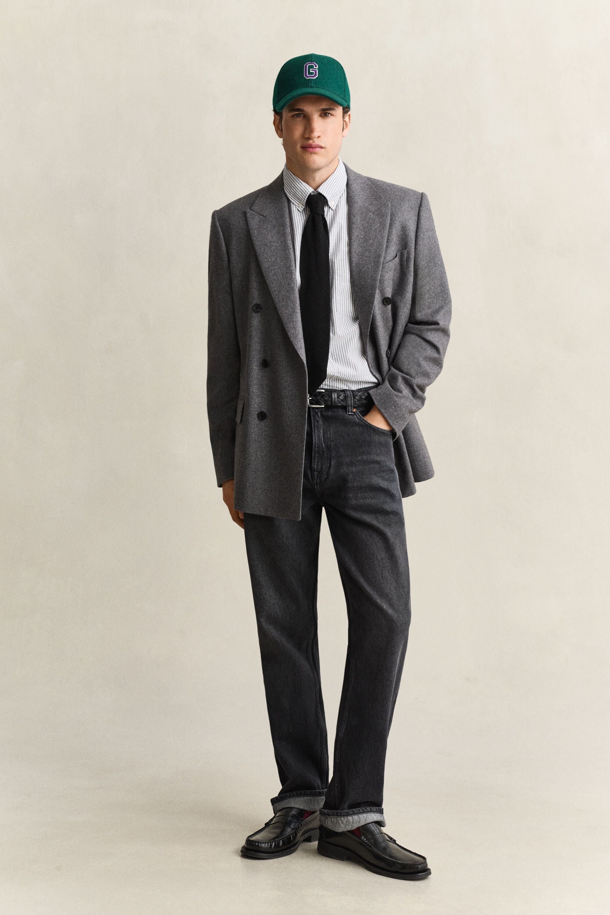 Camisa Oxford às riscas Classic regular fit
