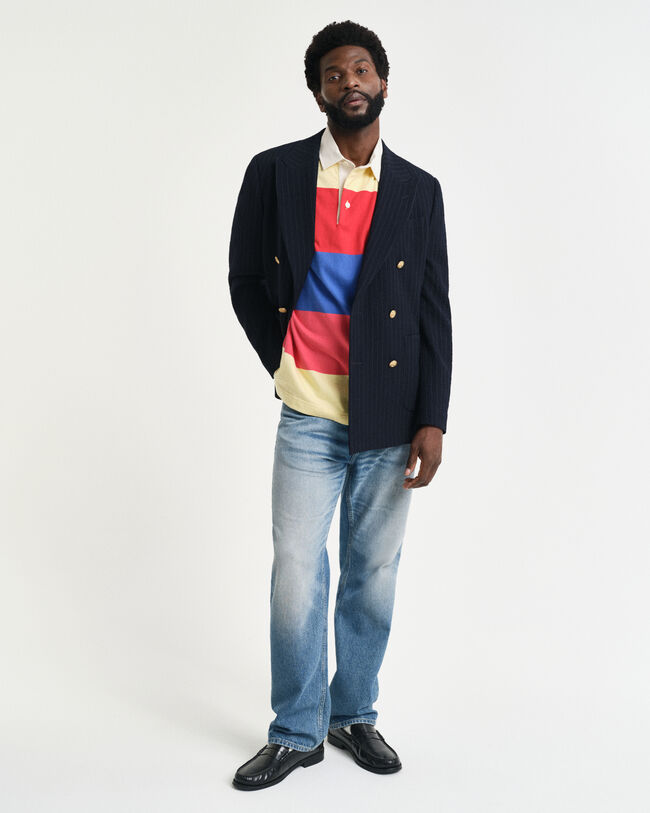 Heavy Rugger de manga curta às riscas