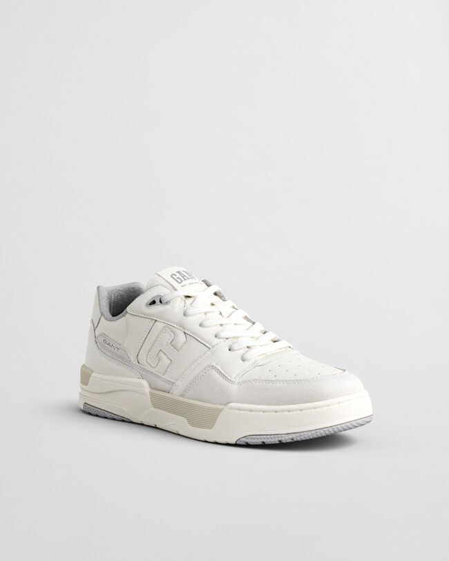 T&eacute;nis em pele e camur&ccedil;a Brookpal