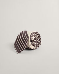 Gravatas às riscas Raw Silk