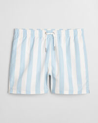 Calções de banho às riscas em bloco