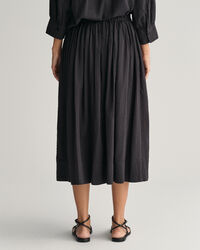 Saia Pull-On às riscas Seersucker