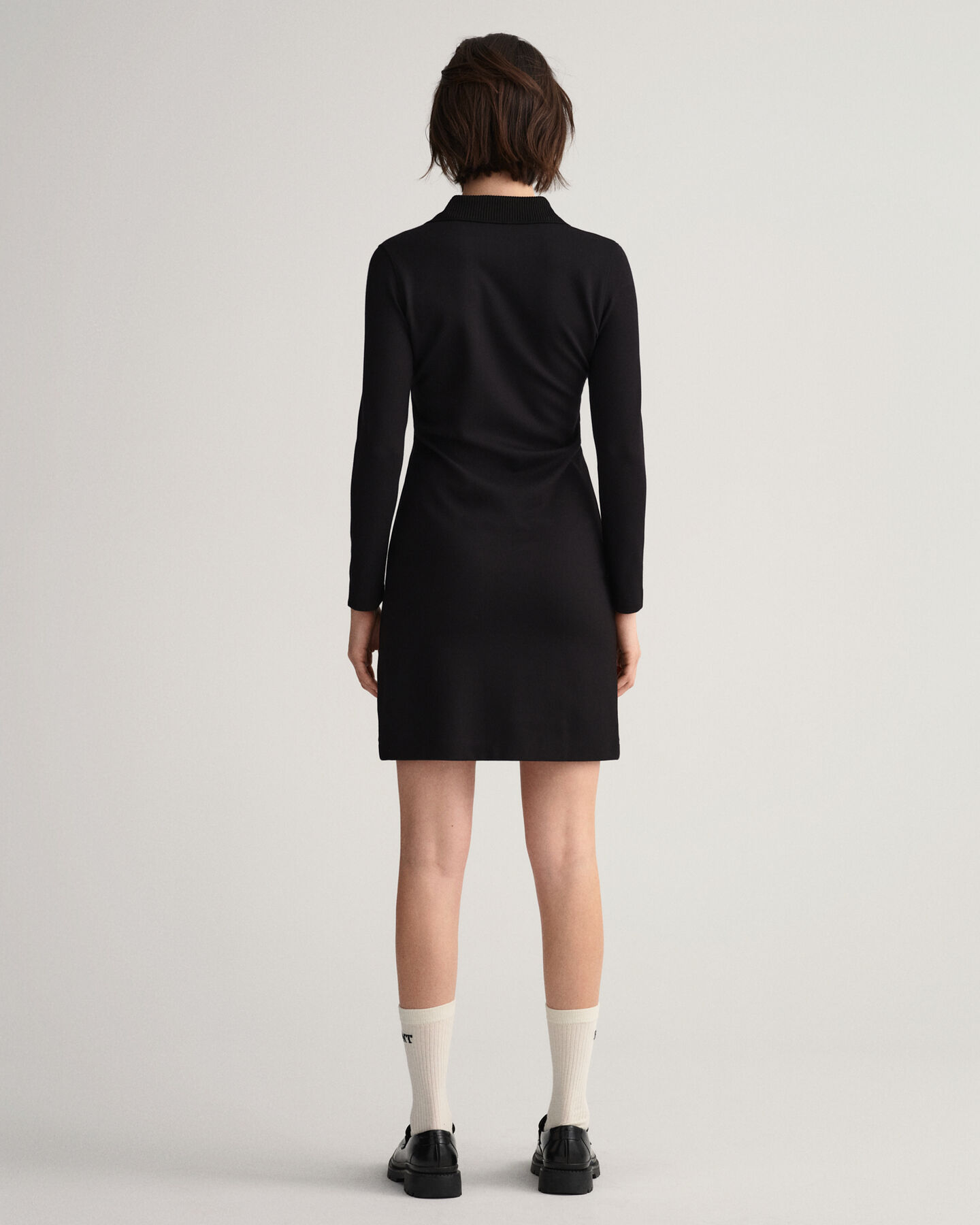 Vestido-polo em jersey