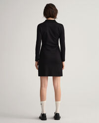 Vestido-polo em jersey