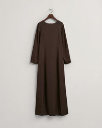 Vestido maxi com costas abertas