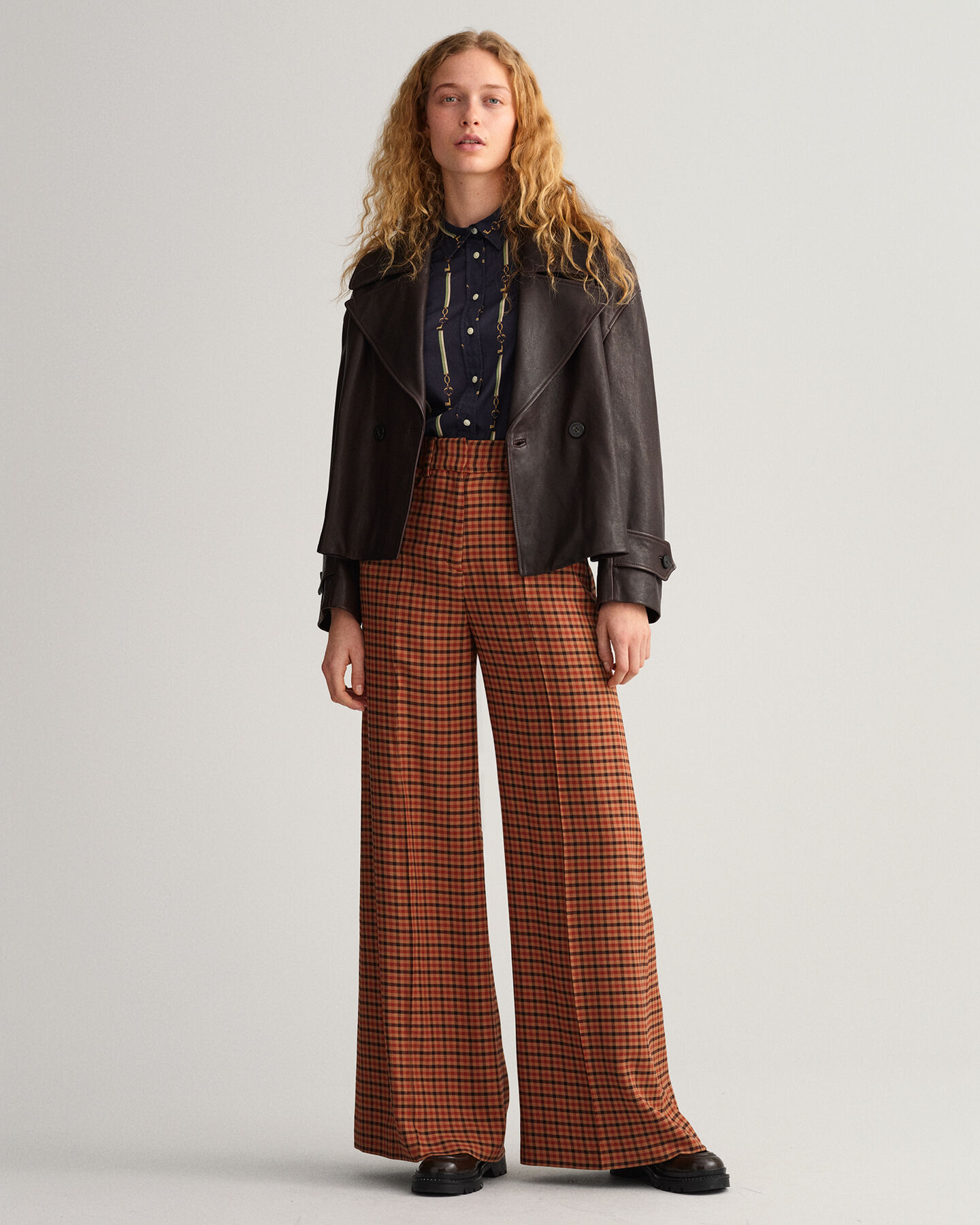 Camisa em voile de algodão American Luxe regular fit