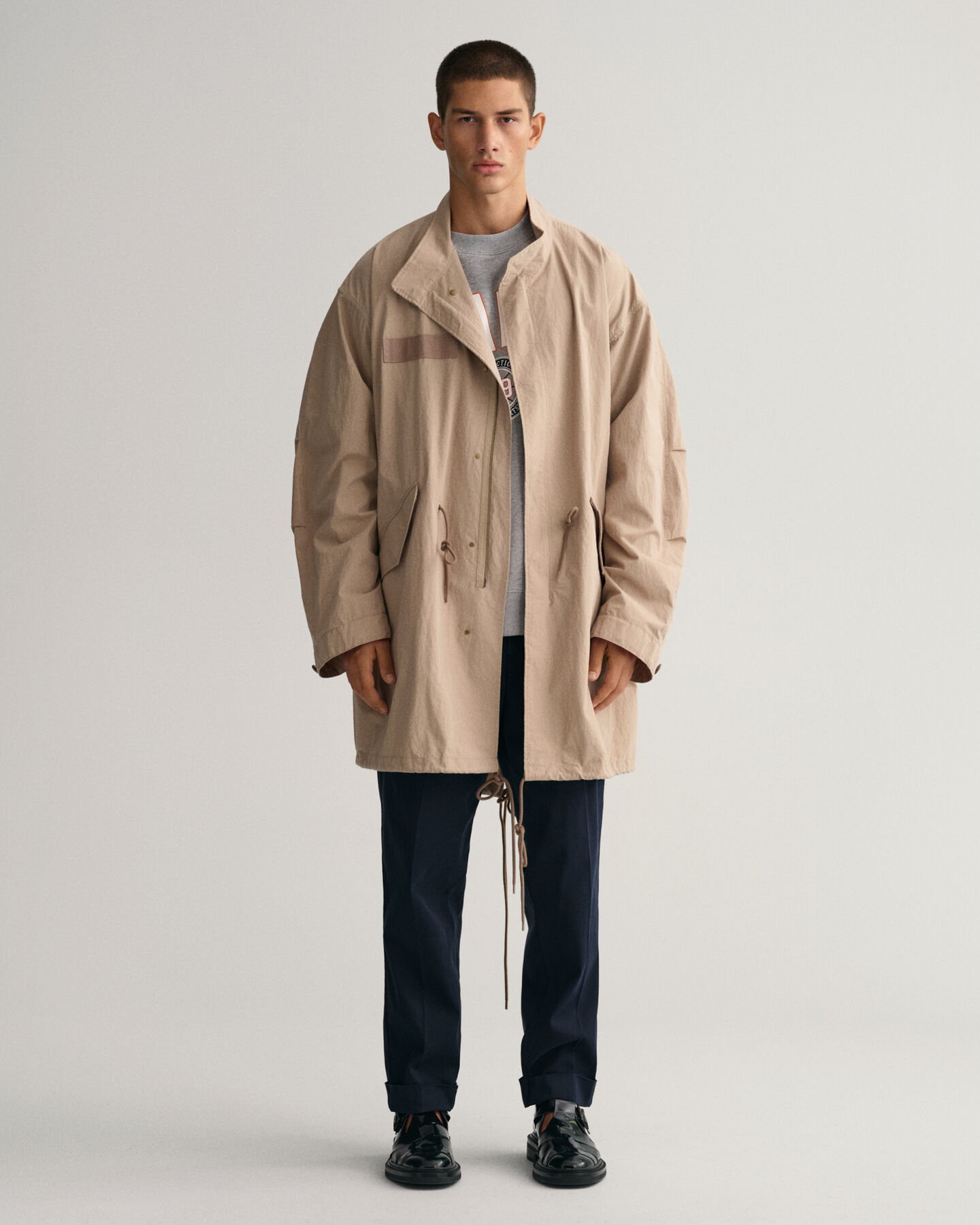 Sweatshirt com decote redondo Retro Crest