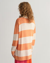 Rugger em malha &agrave;s riscas