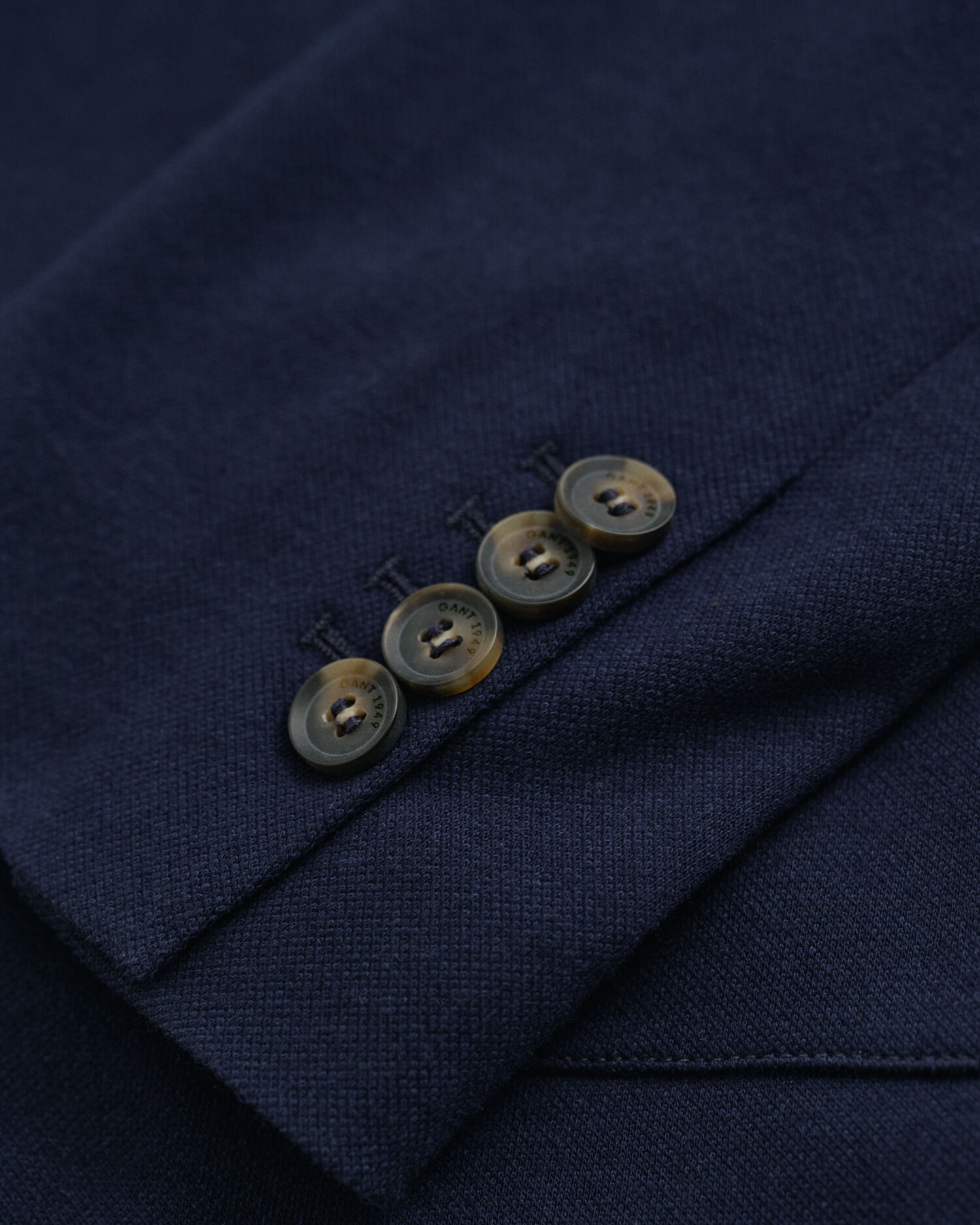 Blazer em algodão piqué