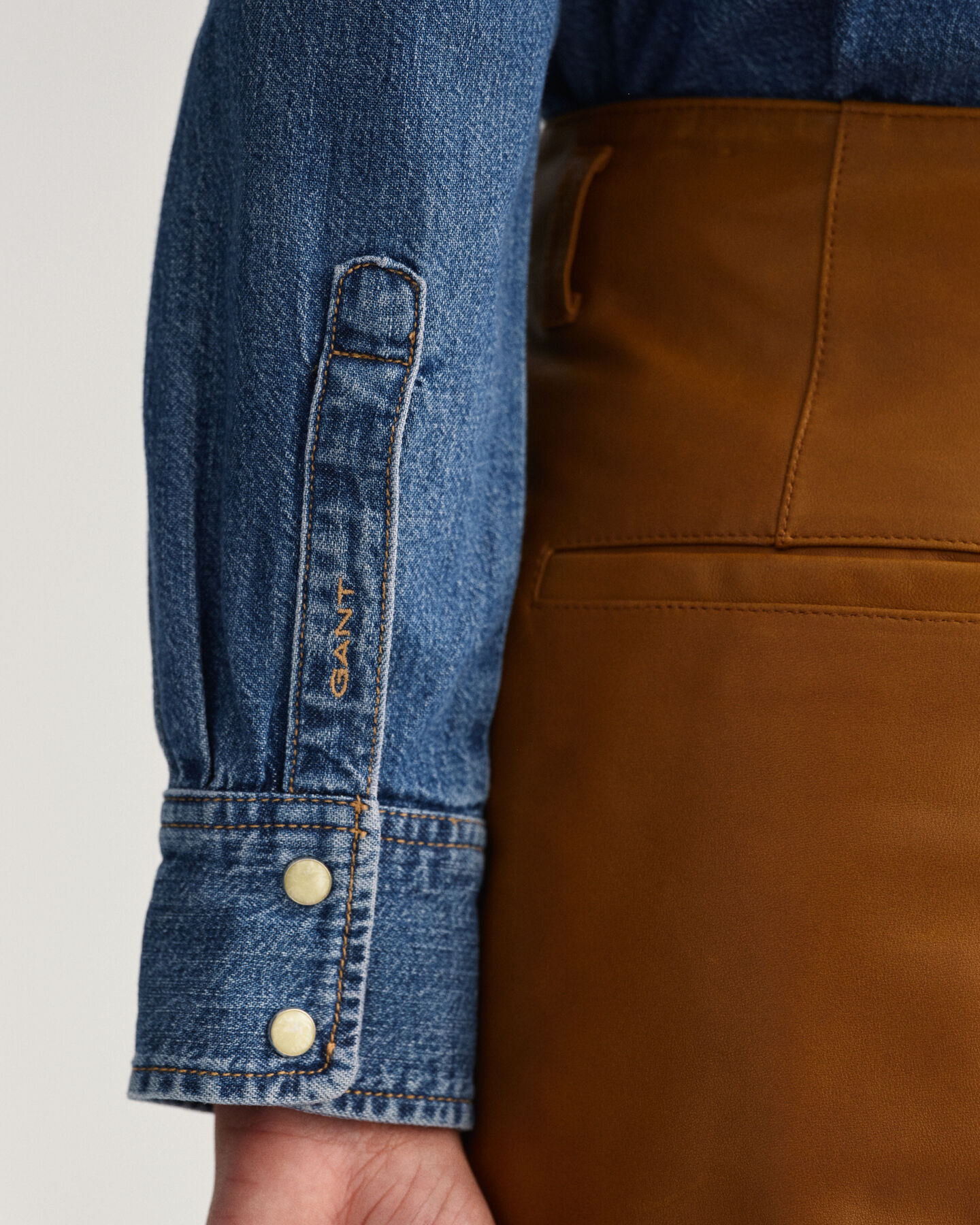 Camisa de ganga regular fit