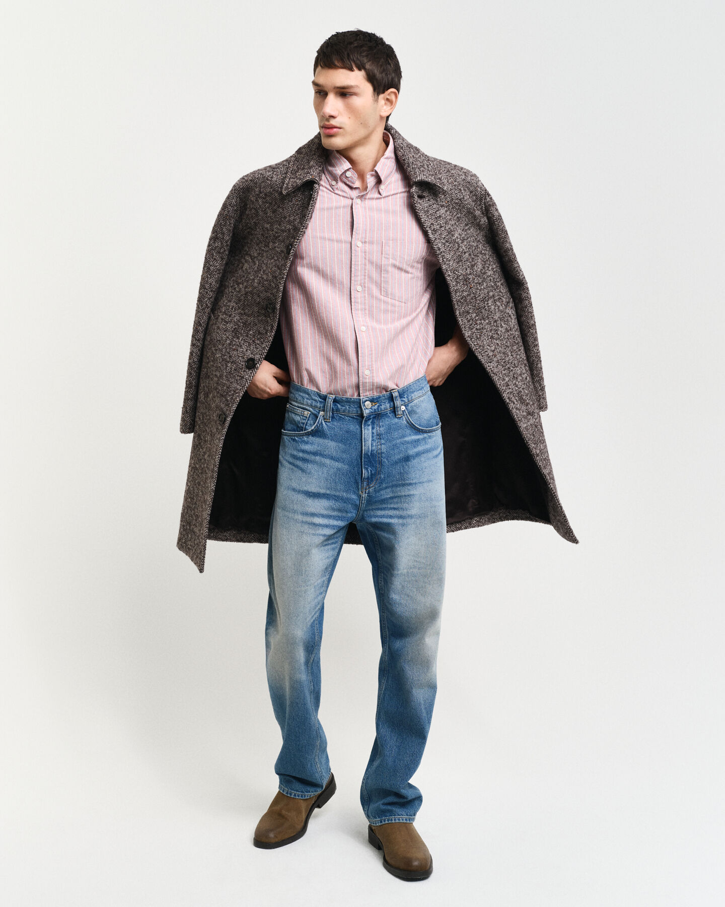 Camisa Oxford Heritage &agrave;s riscas relaxed fit