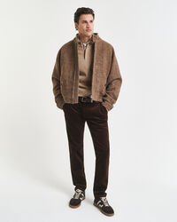 Sweatshirt com meio fecho Sacker Rib