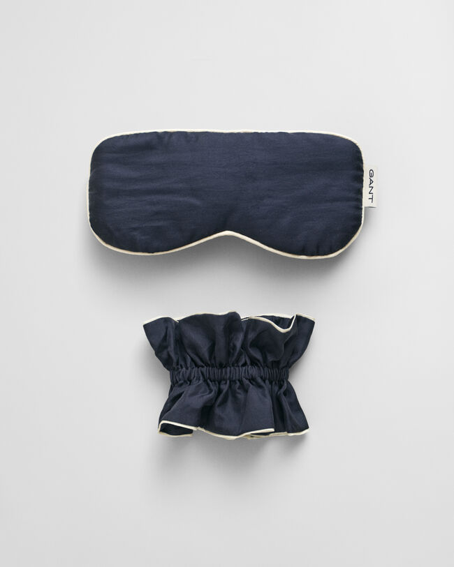 Conjunto de oferta com máscara para dormir e scrunchie em seda