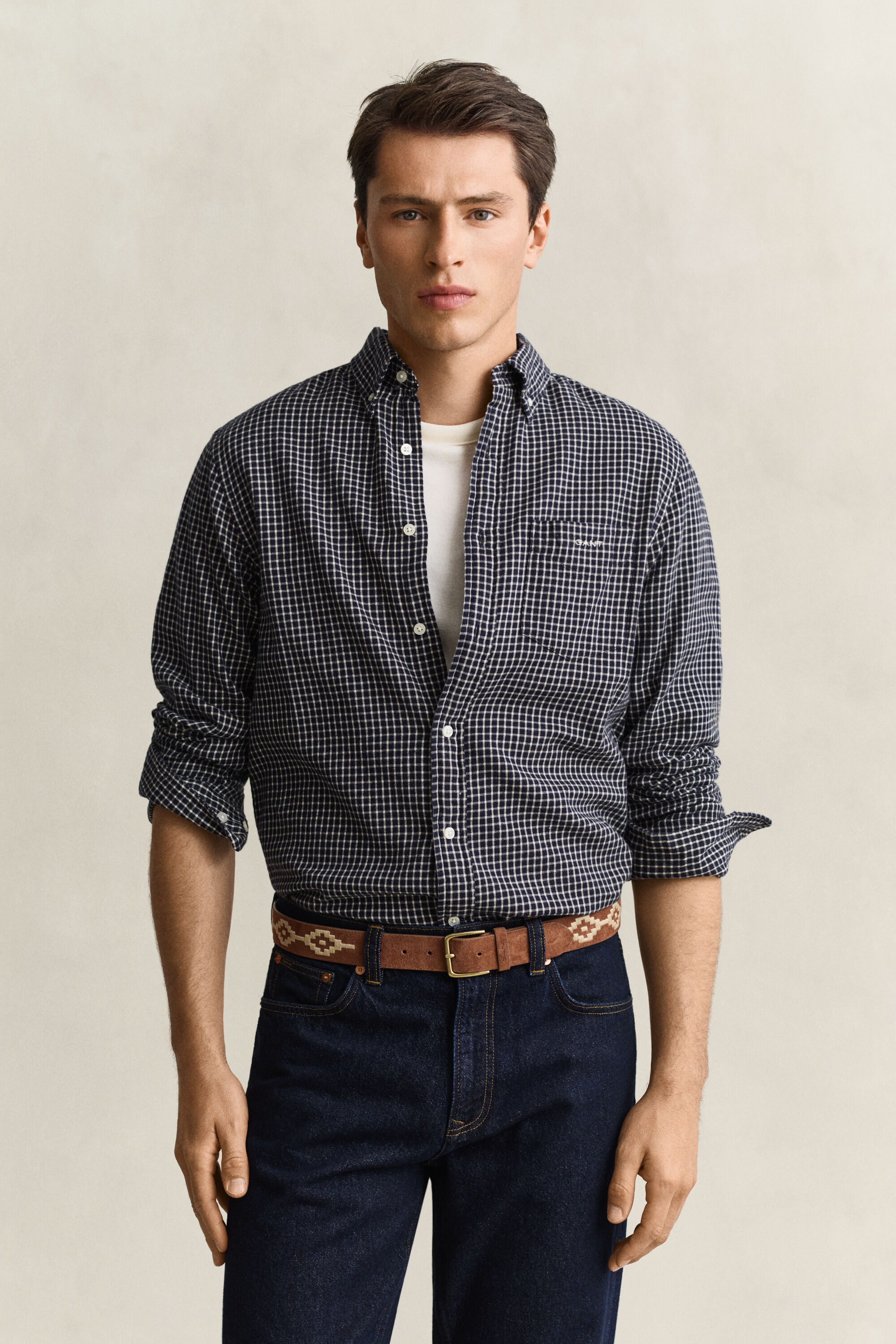 Camisa de flanela Windblown com padrão de xadrez