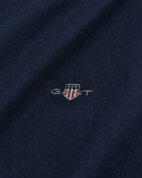 T-shirt com decote em V Shield slim fit