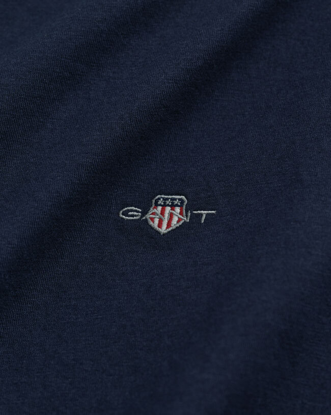 T-shirt com decote em V Shield slim fit