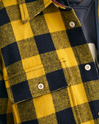 Sobrecamisa Buffalo em mistura de l&atilde;