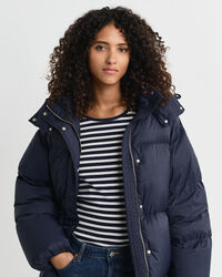 Sobretudo de penas comprido