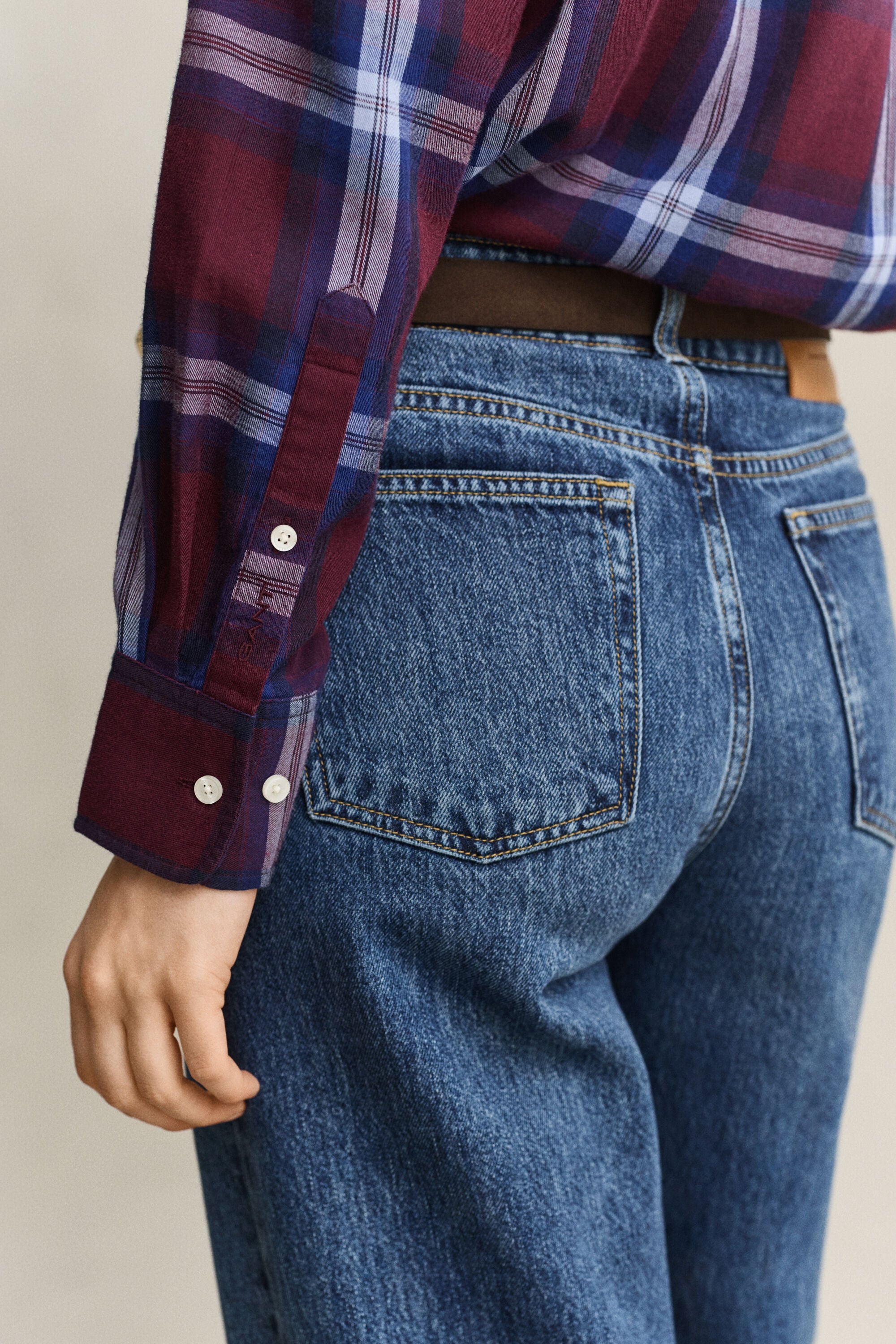 Camisa de flanela relaxed fit
