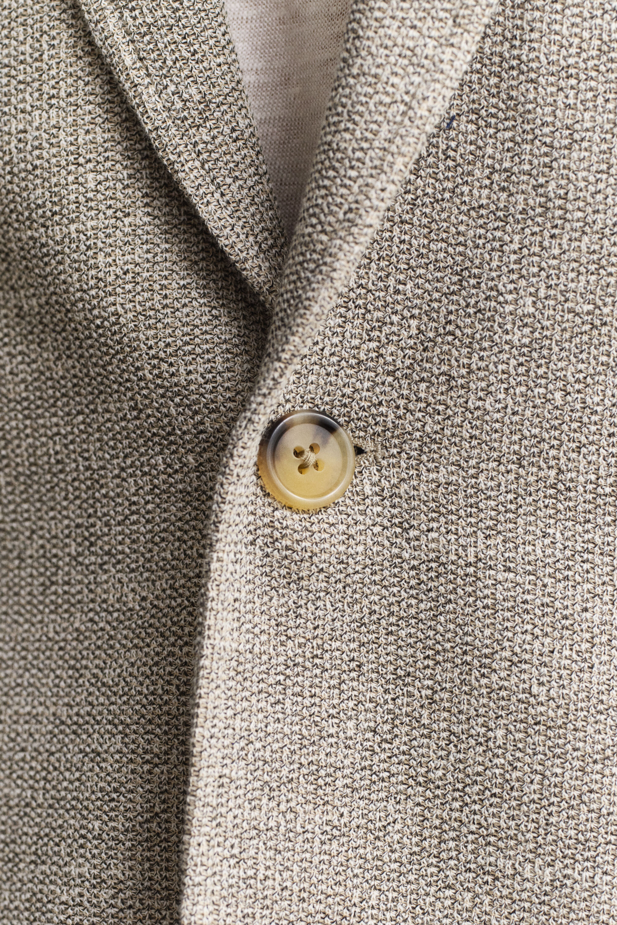 Blazer em malha jersey