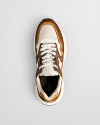 T&eacute;nis em pele e nylon Neuwill