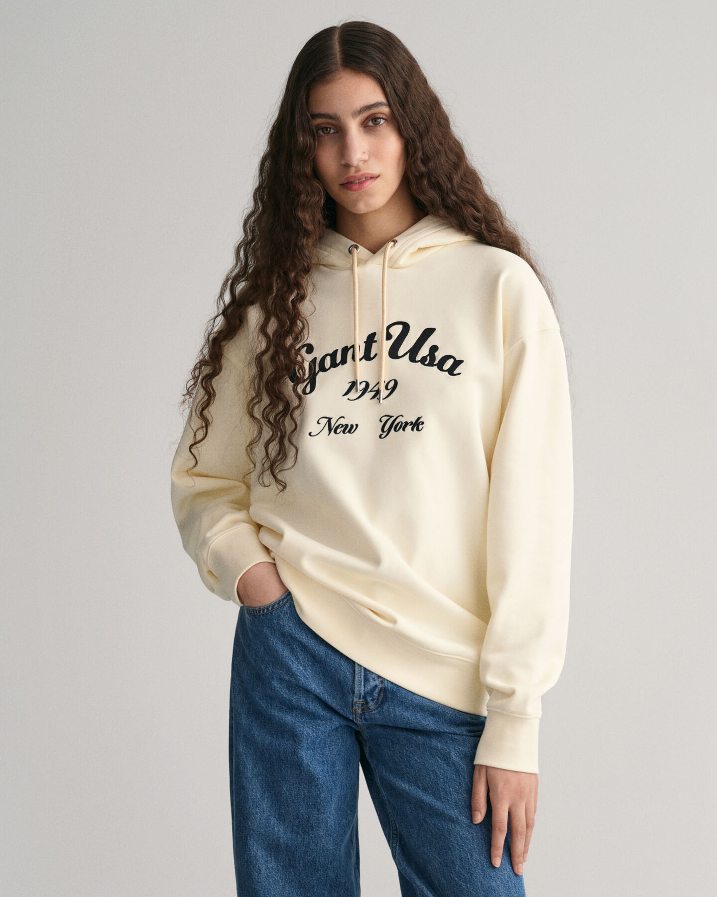 Sweatshirt com capuz Script Graphic