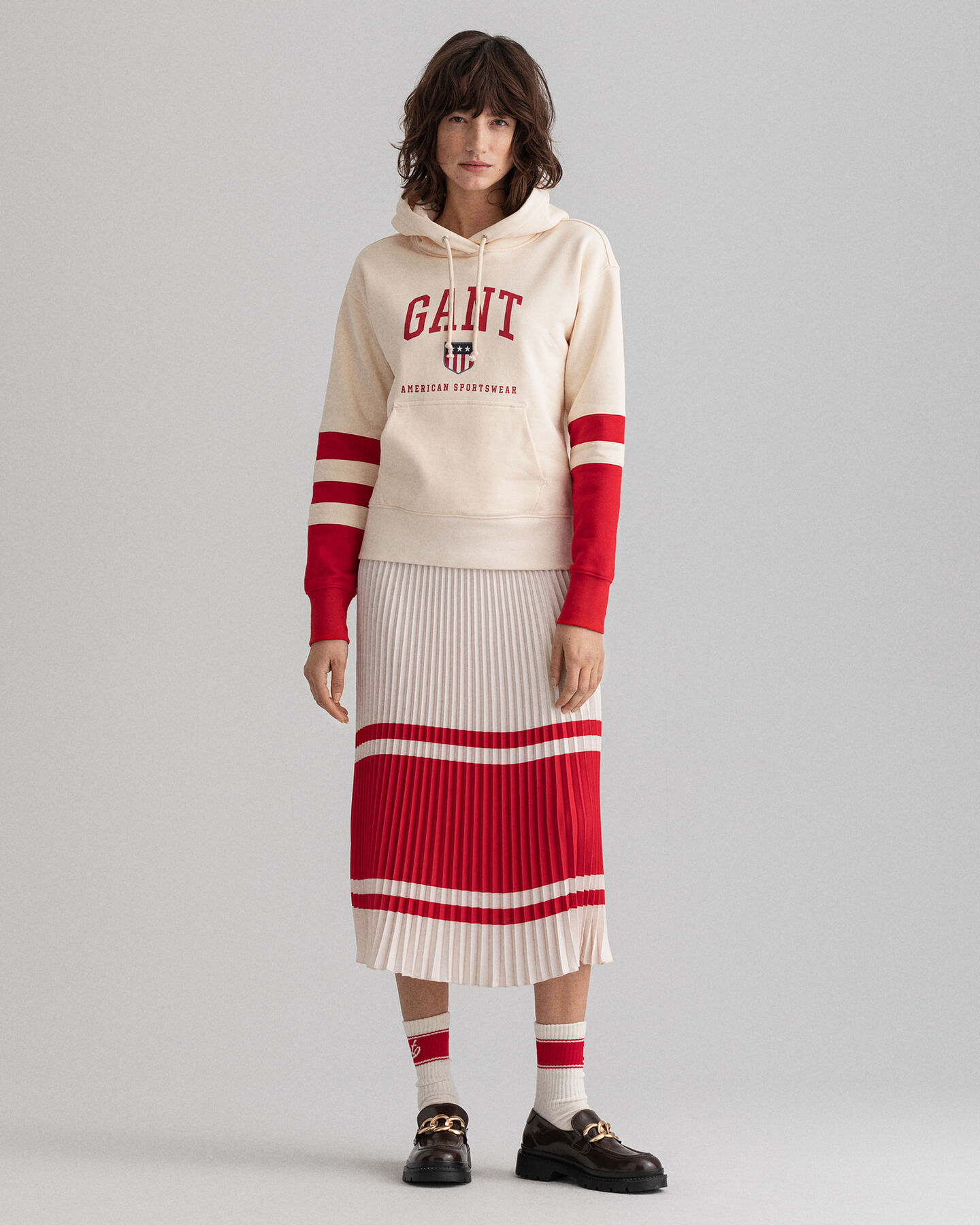 Sweatshirt com capuz Retro Shield