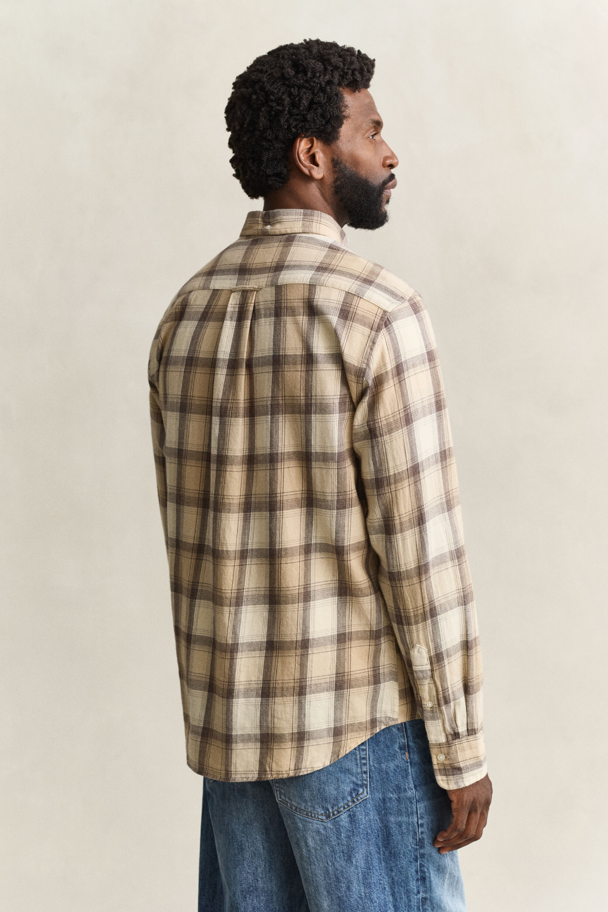 Camisa de flanela Windblown com padrão de xadrez
