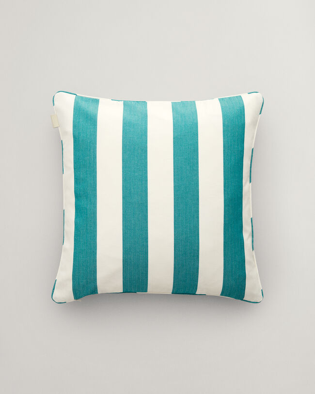 Striped Archive Shield Cushion