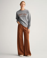 Sweatshirt com decote redondo USA Graphic