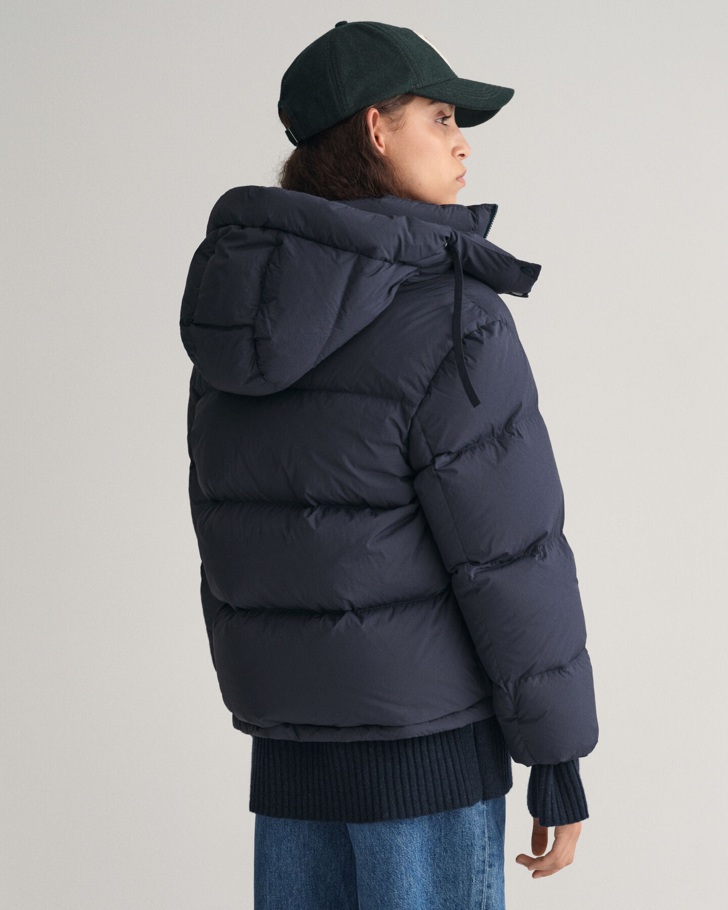 Blusão de penas curto