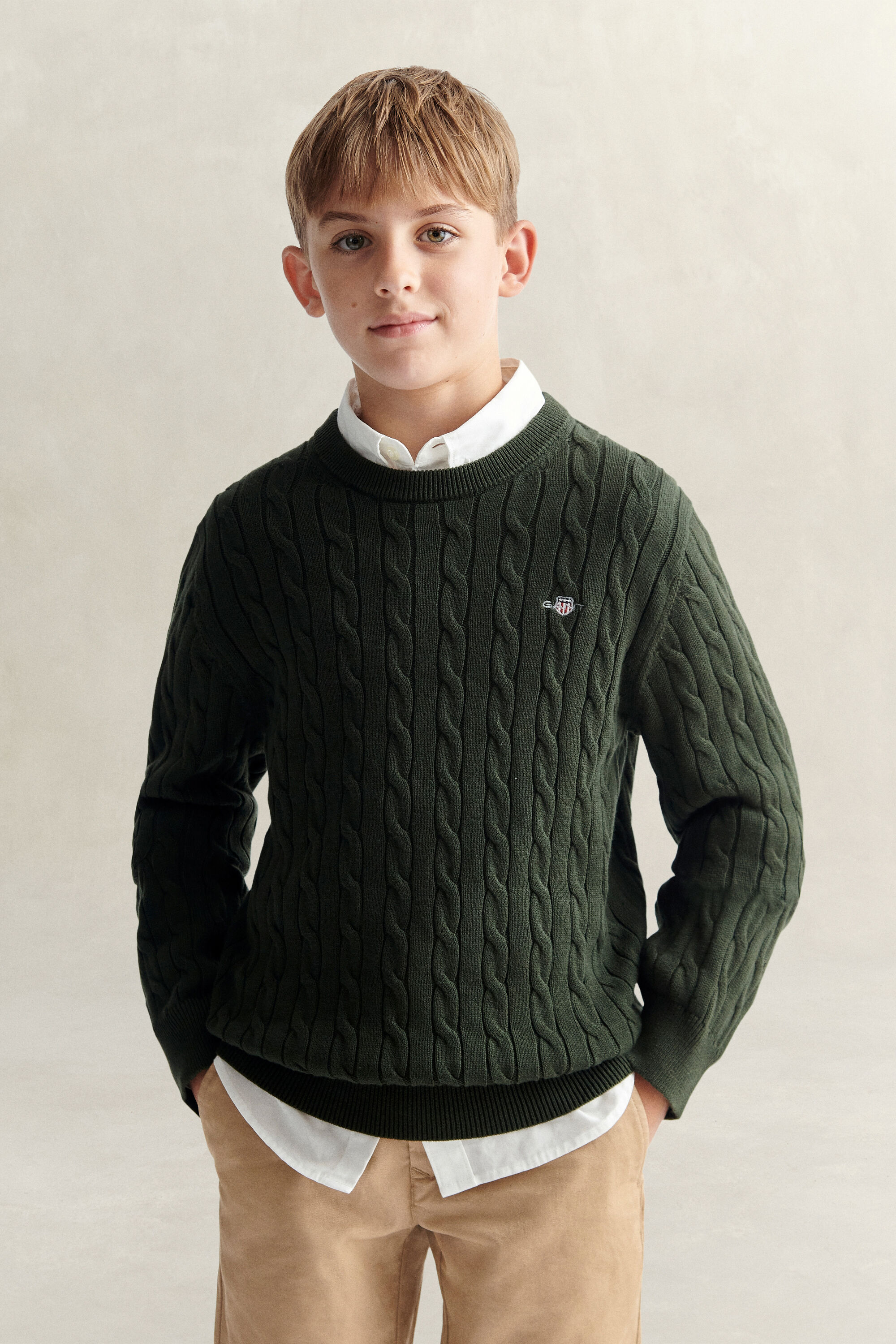 Camisola de malha Shield Teen Boys