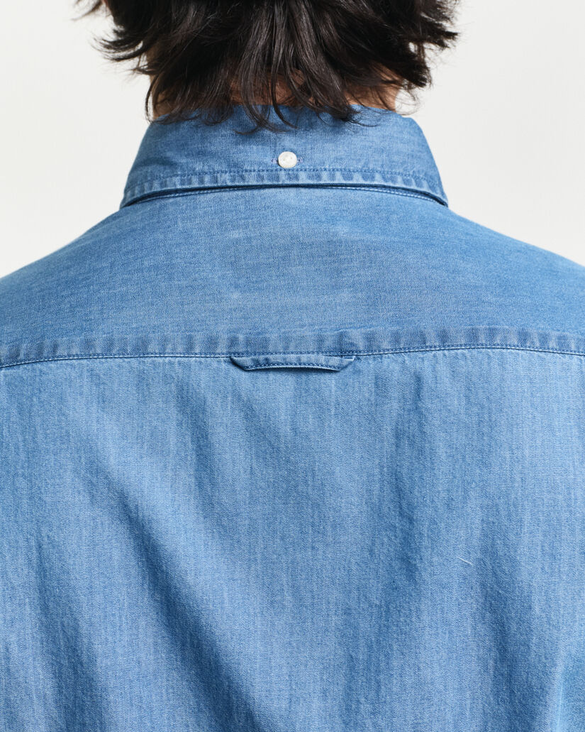 Camisa &iacute;ndigo slim fit