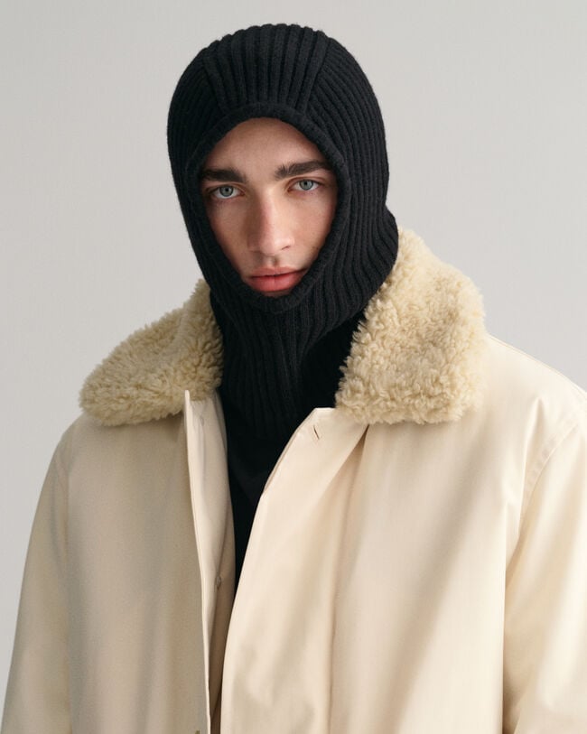 Balaclava em malha de lã