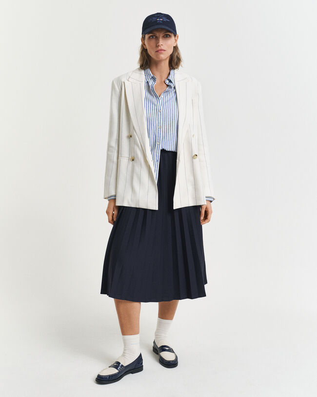 Saia plissada em jersey