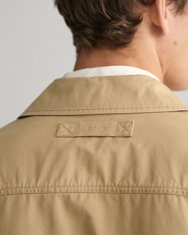 Casaco Windcheater de algodão