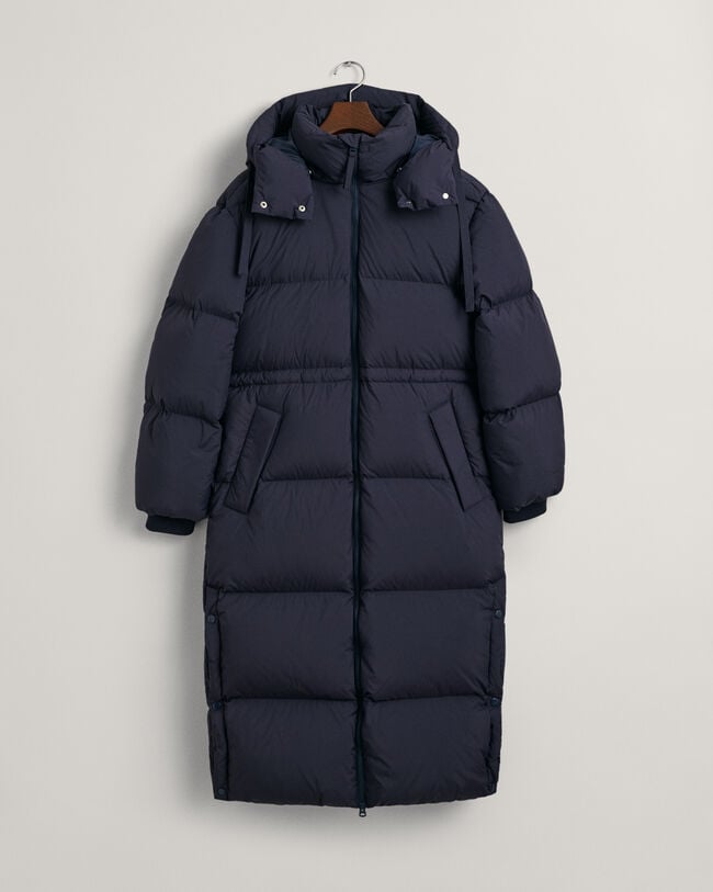 Sobretudo de penas comprido