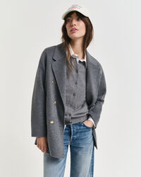 Casaco de marinheiro com detalhes cosidos à mão