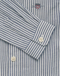 Camisa Oxford &agrave;s riscas Baby