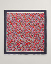 Lenço em algodão com padrão paisley