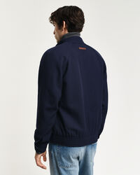 Casaco Harrington em mistura de lã