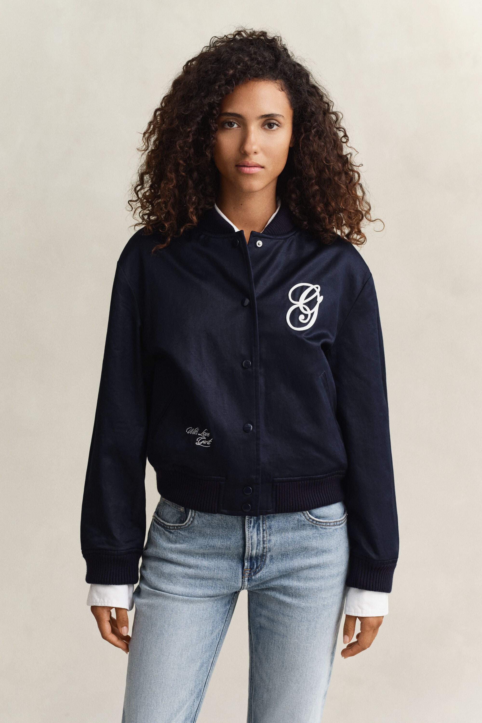 Gant Varsity Jacket em cetim
